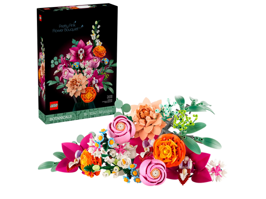 LEGO Botanicals 10342 Pretty Pink Flower Bouquet