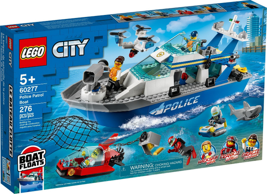 LEGO City 60277 Police Patrol Boat