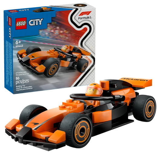 LEGO City 60442 F1 Driver with McLaren Race Car